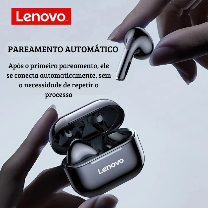 Fones de ouvido bluetooth - Lenovo Original