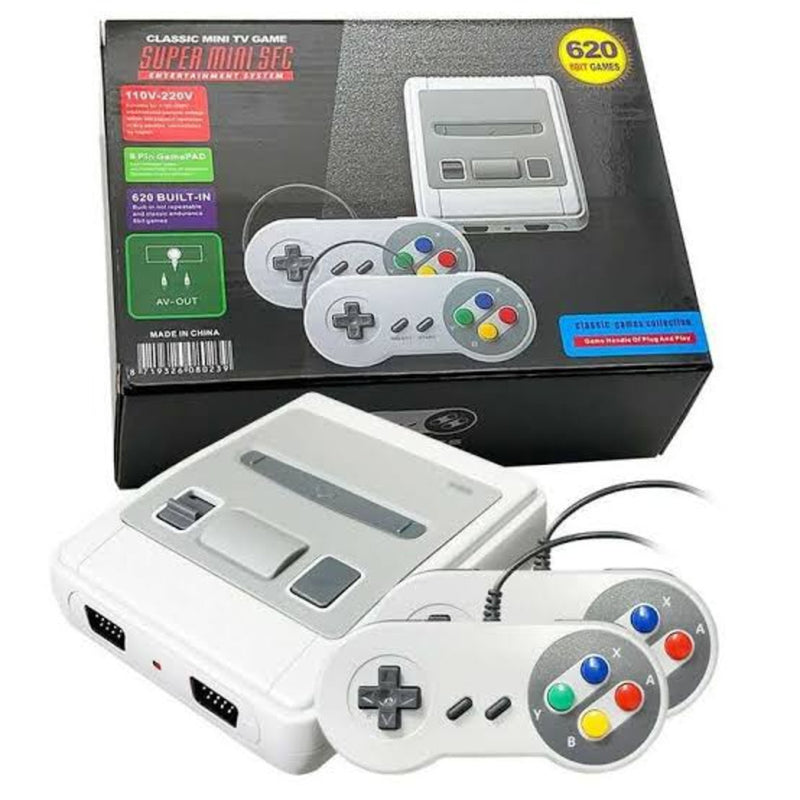 Mini Super Nintendo - 620 jogos clássicos